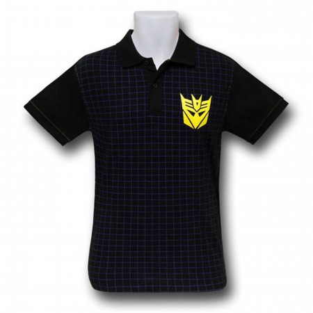 Transformers Decepticon Black Polo Shirt