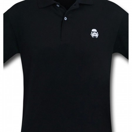 Star Wars Stormtrooper Black Polo Shirt