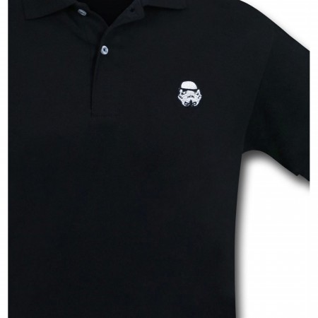 Star Wars Stormtrooper Black Polo Shirt