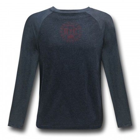 Punisher USA Red Chapter Long Sleeve Ambigram T-Shirt