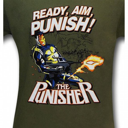 Punisher Ready Aim Punish 30 Single T-Shirt