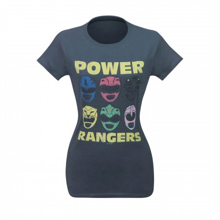 Power Rangers Morphin Time Helmets Women's T-Shirt