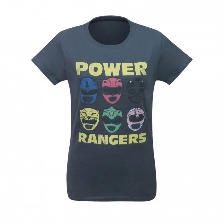 Power Rangers Morphin Time Helmets Women's T-Shirt