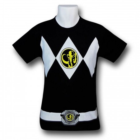 Power Rangers Black Ranger Costume T-Shirt
