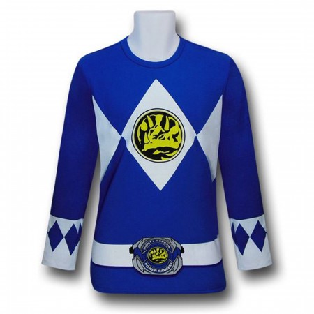 Power Ranger Blue Ranger Long-Sleeve T-Shirt