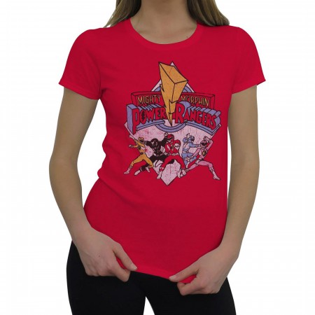 Power Rangers Retro Rangers Women's T-Shirt