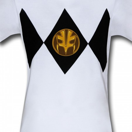 Power Rangers White Ranger Costume T-Shirt