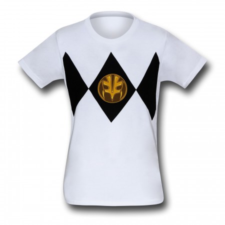 Power Rangers White Ranger Costume T-Shirt