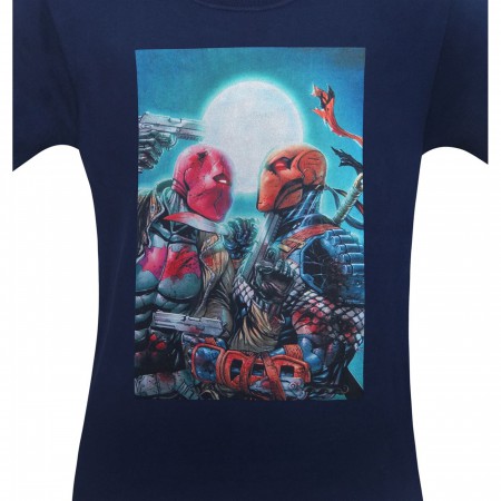 Red Hood Vs Deathstroke Men's T-Shirt