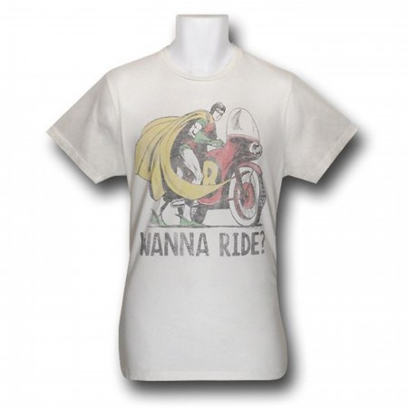 Robin Wanna Ride? Junk Food T-Shirt