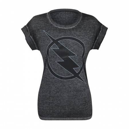 Reverse Flash Logo Women's Rolled Sleeve T-Shirt