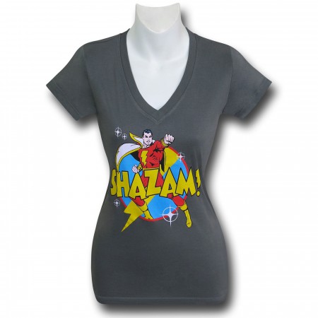 Shazam Power Stance Women's V-Neck T-Shirt