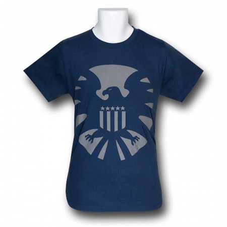 S.H.I.E.L.D. Symbol Blue 30 Single T-Shirt