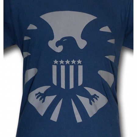 S.H.I.E.L.D. Symbol Blue 30 Single T-Shirt