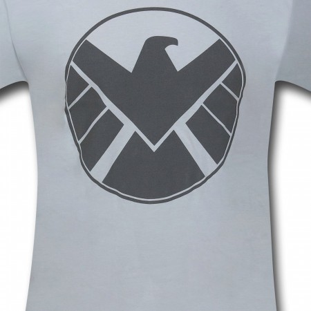 S.H.I.E.L.D Silver Eagle 30 Single T-Shirt
