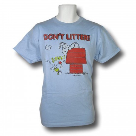 Snoopy Don't Litter T-Shirt