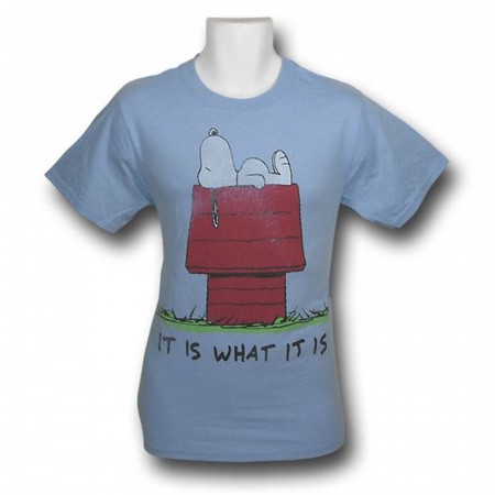 Snoopy Distressed It Is T-Shirt