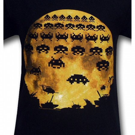 Space Invaders Midnight Silhouette T-Shirt