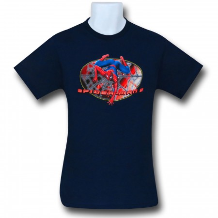 Spiderman 2 Movie T-shirt Web
