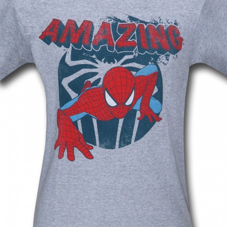 Spiderman Crawlspace Heather T-Shirt