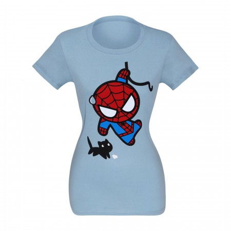 Spider-Man Black Cat Kawaii Women's T-Shirt