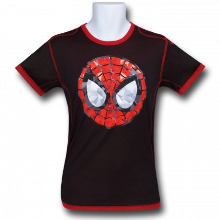Spiderman Diamonds Polymesh Kids T-Shirt
