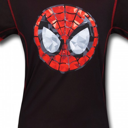Spiderman Diamonds Polymesh Kids T-Shirt