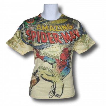 Spiderman Doc Ock Cream Sublimated T-Shirt