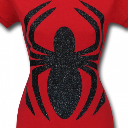 Spiderman Glitter Spider Women's T-Shirt