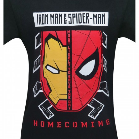 Spider-Man Homecoming Face Off Men's T-Shirt