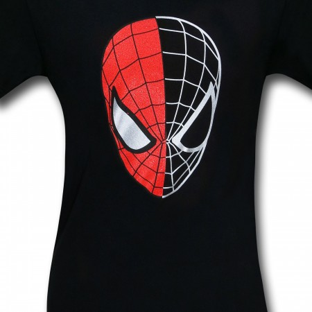 Spiderman Half-Gone Mask T-Shirt