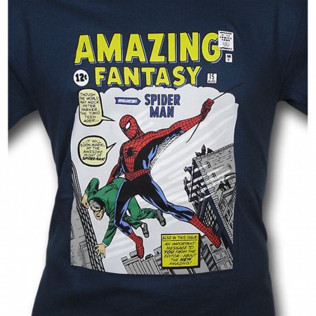 Spider-Man Amazing Fantasy Blue T-Shirt