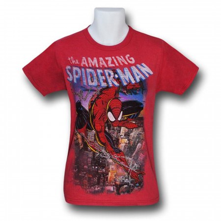 Spiderman Red Erik Larsen 30 Single T-Shirt