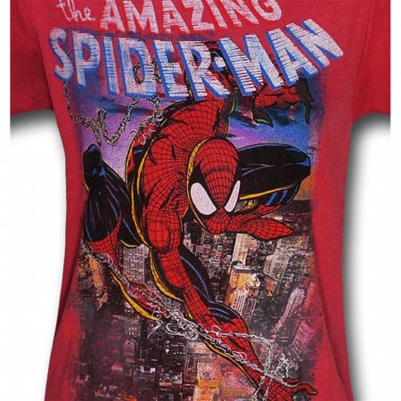 Spiderman Red Erik Larsen 30 Single T-Shirt