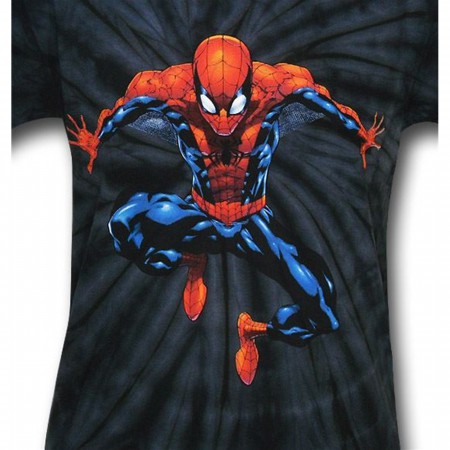Spiderman Tie-Dye Cling T-Shirt