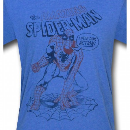 Spiderman I Need Some Action Junk Food T-Shirt