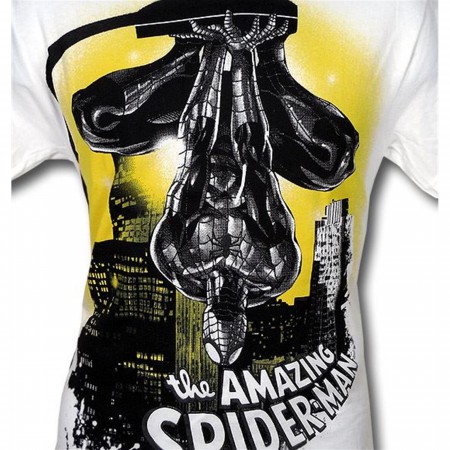 Spiderman Street Lamp Perspective T-Shirt