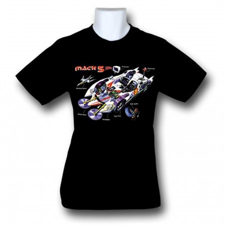 Speed Racer Mach 5 Specs T-Shirt