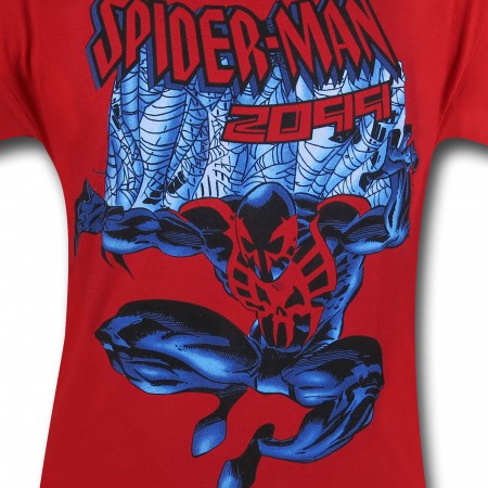 Spiderman 2099 on Red 30 Single T-Shirt