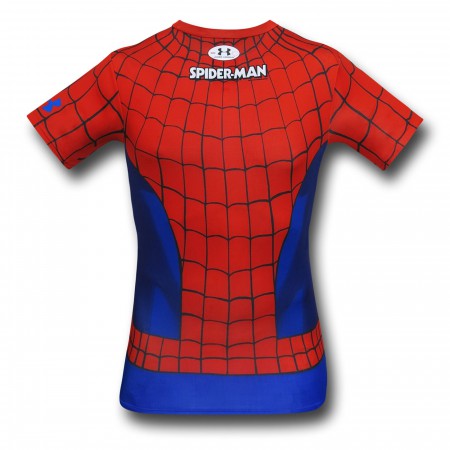 Spiderman Kids Costume Under Armour Fitted T-Shirt