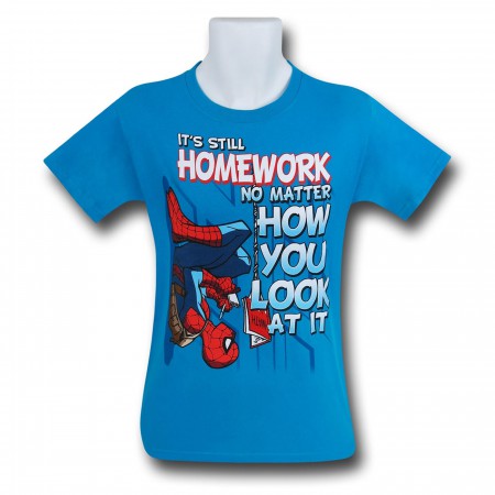 Spiderman Homework Kids T-Shirt