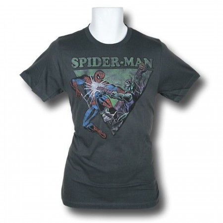 Spiderman VS Goblin Triangle Strike T-Shirt