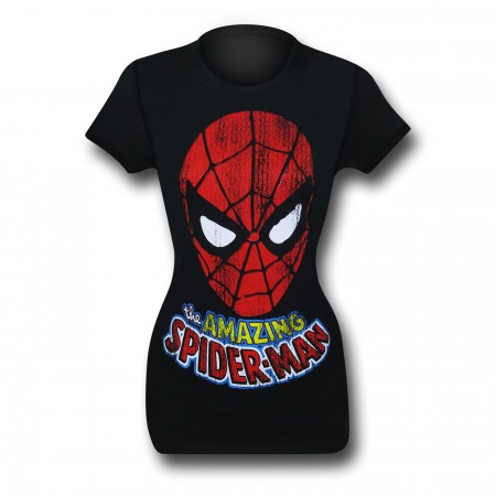 Spiderman Splatter Head Women's T-Shirt