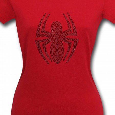 Spiderman Symbol Women's T-Shirt w/ Mask