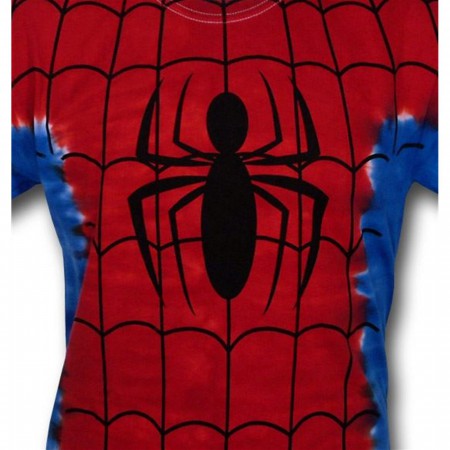 Spiderman Tie Dye Costume T-Shirt