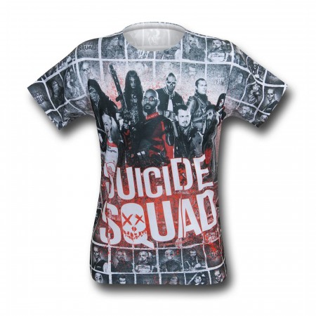 Suicide Squad Splatter Sublimated Men's T-Shirt