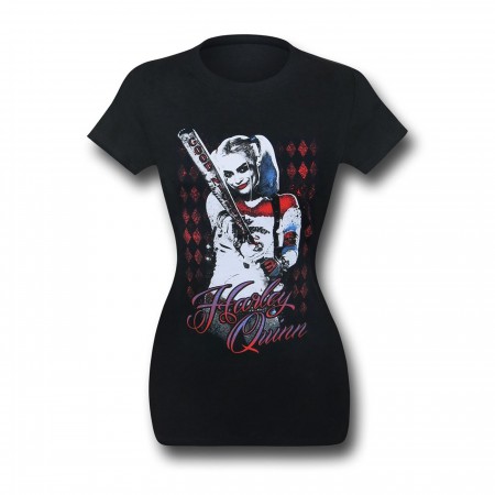 Suicide Squad Harley Quinn Bat Women's T-Shirt
