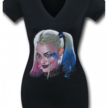 Suicide Squad Harley Quinn Women's V-Neck T-Shirt