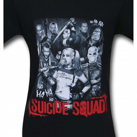 Suicide Squad Harley Quinn & Squad Men's T-Shirt