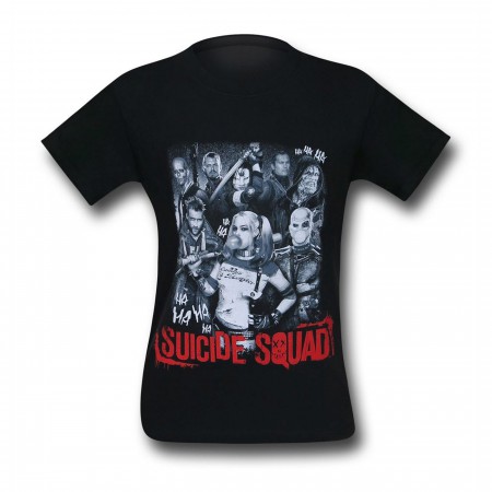 Suicide Squad Harley Quinn & Squad Men's T-Shirt